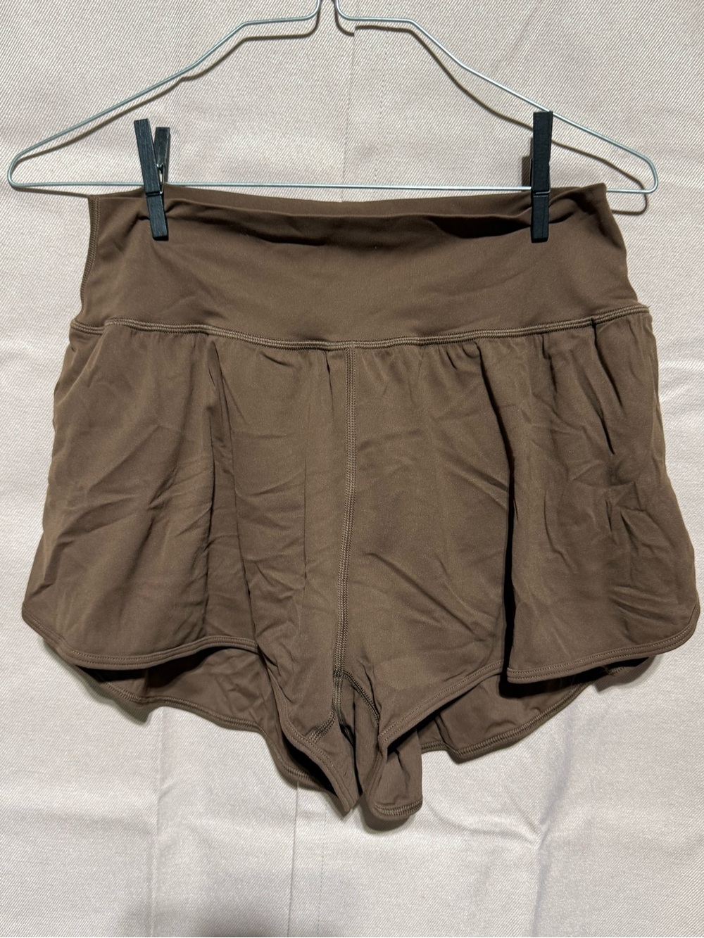 CRZ YOGA Brown Athletic Skort Shorts Women Medium Activewear Tennis Golf Skirt